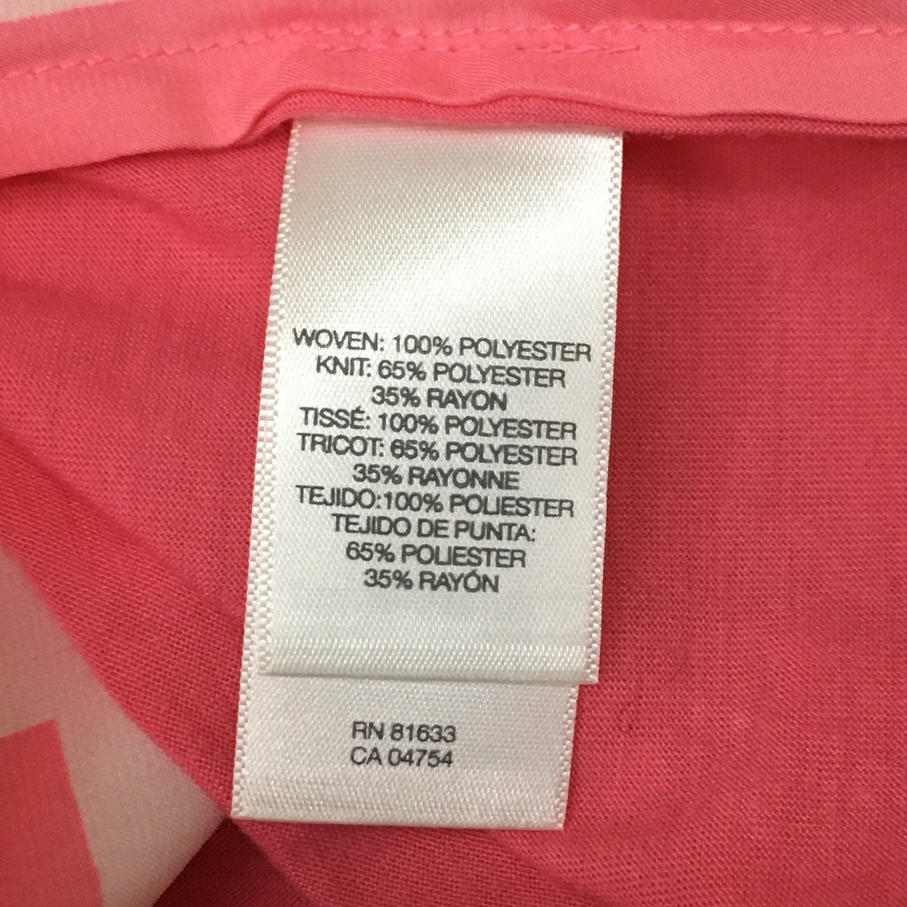 Kenneth Cole Reaction Pink Geometric Sleeveless Top Blouse - Women’s Large - Picture 8 of 10